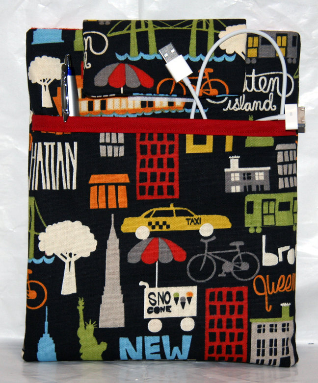 Ipad 5 Case, Ipad Cover, Ipad Sleeve, I Pad Mini Case York With Pocket Padded on Luulla